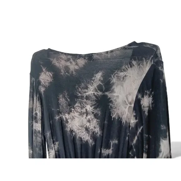 Audrey 3+1 Tie Dye Romper Elastic Waist Soft Stretchy Long Sleeve M-L - Picture 9 of 12